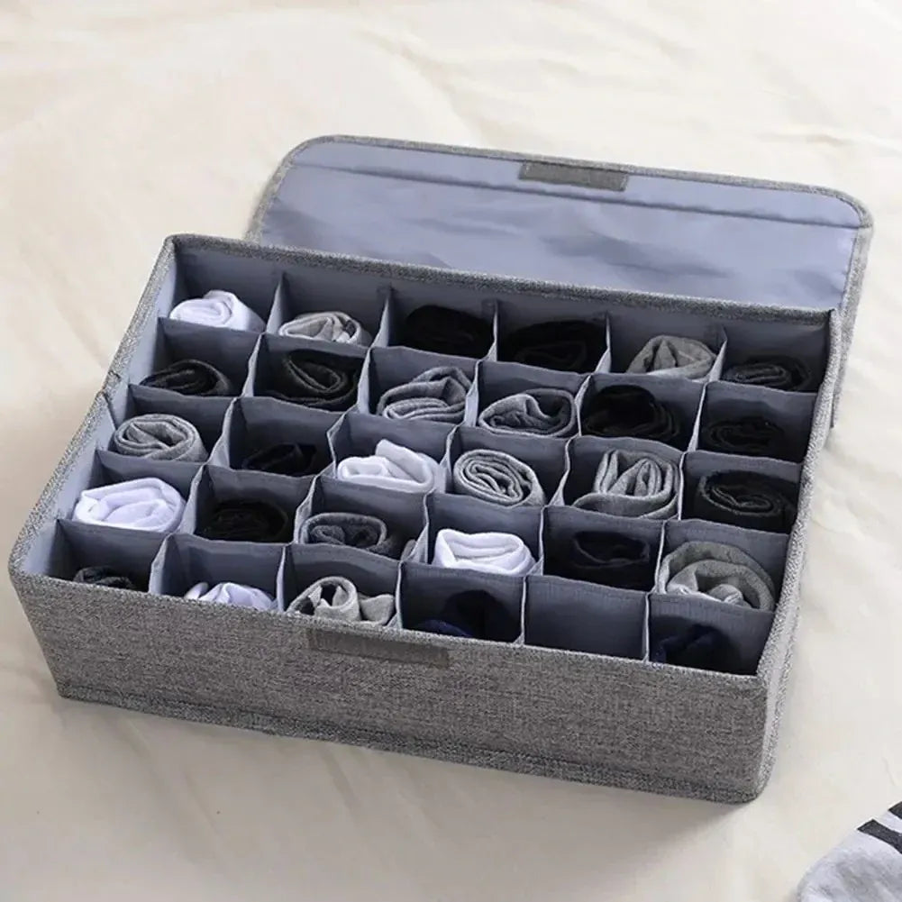 Socks Grid Organizer Box