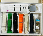 Ultra Smart Watch With 7 Silicone Straps
